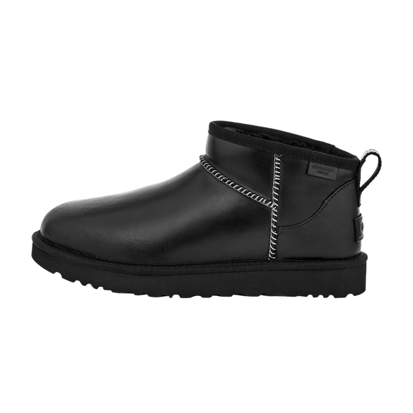 UGG Classic Ultra Mini LTHR Regen Boot Black