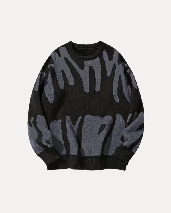 Pattern Knit Sweater