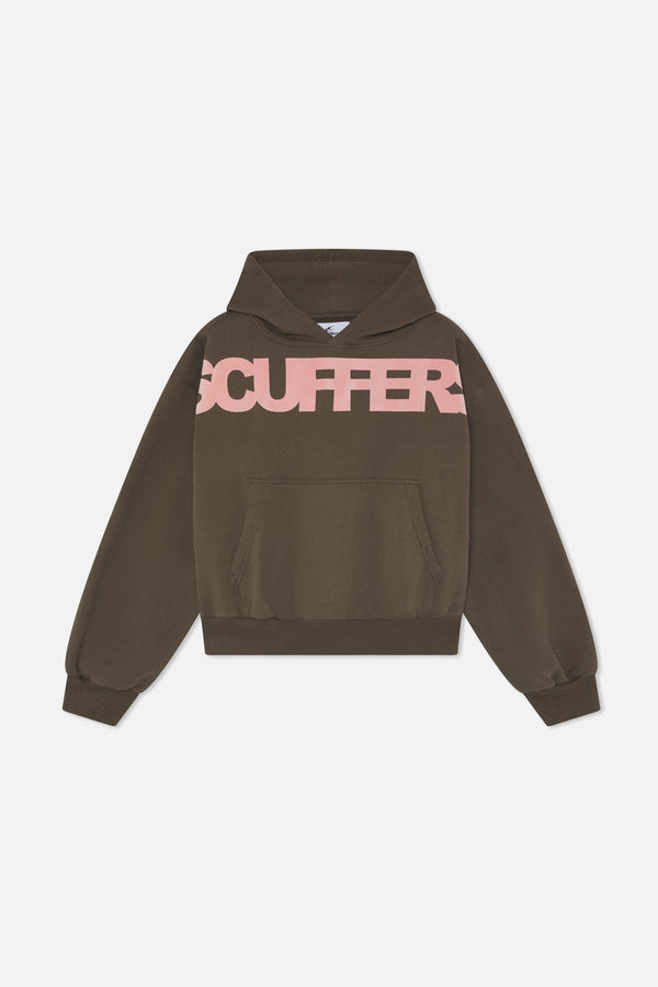 Scuffers Flock Brown Hoodie