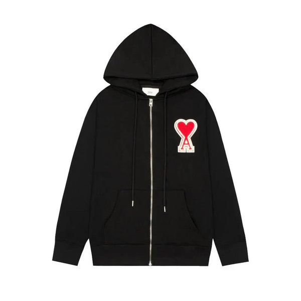 Ami Black Zipper