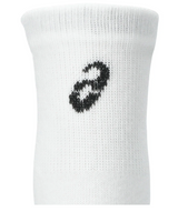 Close-up of the ASICS spiral logo