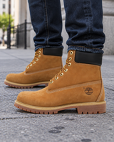 Timberland 6 Inch Premium Waterproof Boot Wheat - on feet