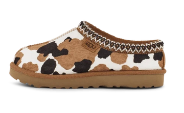 UGG Tasman Slipper Cow Print Chestnut