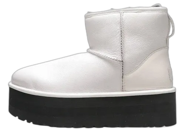 UGG Classic Mini Platform Matte Boot Ultra Matte White