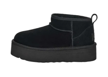 UGG Classic Ultra Mini Platform Boot Black (Kids)