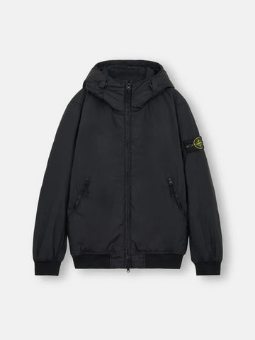 Logo Patch Hooded Jacket