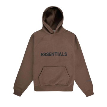 Fear of God Essentials FW20 Hoodie Applique Brown
