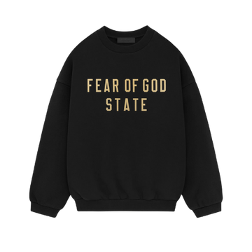 Fear of God Essentials FW24 Black Yellow State Sweater