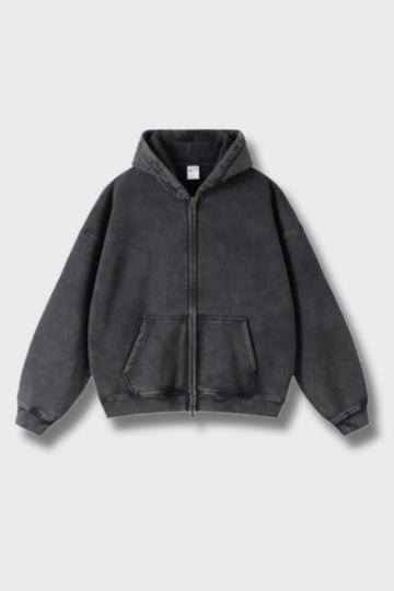 Graphic Heavyweight Zipped Hoodie
