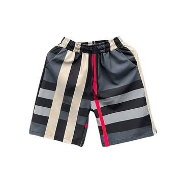 Chequered Shorts Navy