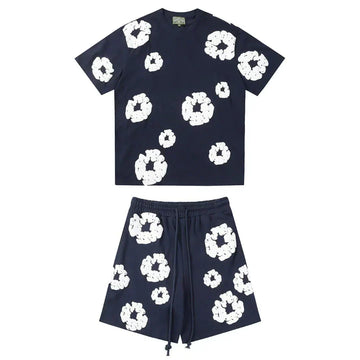 Denim Trs Navy Blue Set