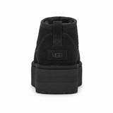 UGG Classic Ultra Mini Platform Black - heel