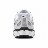 Nike P-6000 White Metallic Silver Black - heel