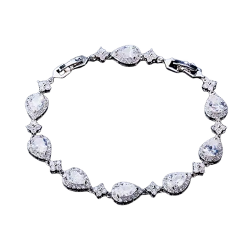 Radiant Pear-Cut Bracelet