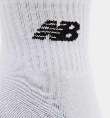 New Balance Quarter Socks 5-Pack White