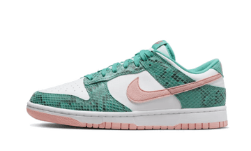 Nike Dunk Low Snakeskin Washed Teal Bleached Coral